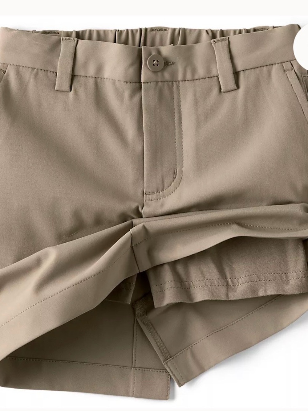 Lands' End Women's Khaki/Tan Active Skort